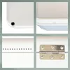 Kela Frisca, Rechteckig, Weiß, Metall, Scharnier, 225 mm, Produktbild-Vorschau 4