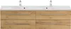 Badmöbel Waschplatz "Geant 160 cm" Eiche Gold Produktbild-Vorschau 6
