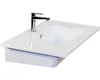 Sanox Badmöbel-Set Porto BxHxT 91 x 170 x 51 cm Frontfarbe Produktbild-Vorschau 3
