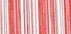 A close-up view of red string curtains hanging vertically against a white background. Produktbild-Vorschau