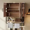 Mobile da bagno da parete in stile loft rustico con gancio, Anteprima dell’immagine prodotto 7