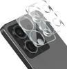 A close-up shot of a smartphone camera lens protector being placed onto a smartphone. Produktbild-Vorschau