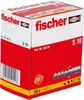 A box of fischer Dübel S 10 wall plugs. Podgląd zdjęcia produktu