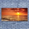 Glasbilder 140x70 Wandbild Druck auf Glas Meer Sonne Produktbild-Vorschau 2
