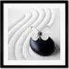 Bild - 50 cm x 50 cm - MDF - Rahmen, Wandkunst - Zen Stein Produktbild-Vorschau 1