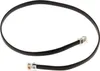 A black flat cable with two RJ11 connectors. Produktbild-Vorschau