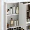 Schminktisch mit LED-Spiegel, mit 3 Spiegeln, 9 Schubladen, Produktbild-Vorschau 4
