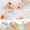 2 Stück Kabel Aufbewahrungsbox, Transparent Kabel Organizer Produktbild-Vorschau 4