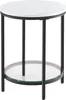 VASAGLE Table d'appoint, table de chevet à 2 niveaux, Voir les images du produit 1