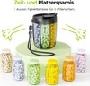AUVON Tablettenbox 7 Tage Rund Pillendose mit Großen Produktbild-Vorschau 5