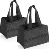 com-four® 2x Flaschentasche - Filztasche mit Henkeln für Produktbild-Vorschau 1