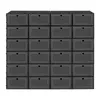 Schuhkarton 24x Schwarz Schuhschachteln Freistehend Produktbild-Vorschau 7