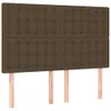 Cloris Designermöbel Kopfteile 4er Set Dunkelbraun Produktbild-Vorschau 2