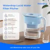 Caraffa filtrante Waterdrop Lucid con filtro 4×90 giorni, Anteprima dell’immagine prodotto 2
