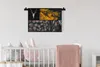MuchoWow® Wandteppich Wandbehang Collage - Gold - Schwarz - Produktbild-Vorschau 2