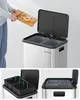 SONGMICS Mülleimer Küche, Mülltrennsystem 2x15L, 2 Produktbild-Vorschau 7