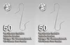 100 Kugelaufhänger Silbern S - Haken Weihnachtskugelhaken Produktbild-Vorschau 6