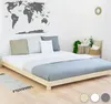 Wooden Double Bed in Japanese Style TATAMI - Natural decor Produktbild-Vorschau 1