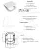 Asiento de inodoro Ramm, compatible con Grohe Euro Ceramic Vista previa de la imagen del producto 11