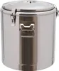 32L Seau avec couvercle en acier inoxydable Récipient de Voir les images du produit 1