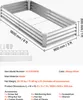 SucceBuy Set di 2 aiuole rialzate in metallo 180x90x30 cm, Anteprima dell’immagine prodotto 7