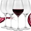 Calici da vino - 490 ml - Scanalati - Vetro - Grandi calici Anteprima dell’immagine prodotto 5