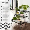 Etagère pour plantes droite 3 niveaux - noir Voir les images du produit 2