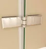 140x70cm 6mm ESG Chromfarben Faltwand mit Seitenwand Produktbild-Vorschau 6