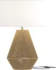 home24 Tischleuchte - Mischgewebe / Papierkordel - Weiß / Produktbild-Vorschau 5