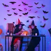 Halloween Deko,24 Stück LED Lila Fledermaus Produktbild-Vorschau 2