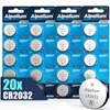 CR2032 Knopfzellen Batterien 20 Stück Alpalium für Produktbild-Vorschau 1