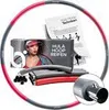 Baenger Hula Hoop Reifen Fitness Bauchtrainer Grau Rot Produktbild-Vorschau 1