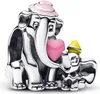 PANDORA Disney Dumbo en Mama schuifbedel, zilver Productafbeelding-voorbeeld 1