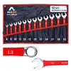 Maul-Ringschlüssel-Satz 6-32Mm 12 Tlg Ring Maulschlüssel Produktbild-Vorschau 1