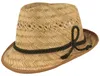 Kinder Trachtenhut Strohhut Trilby mit Seidenkordel von Hut-Breiter in beige Produktbild-Vorschau