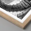 Gerahmtes Poster - Rahmen in heller Eiche - Treppe Spirale Produktbild-Vorschau 2