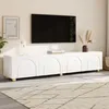 Merax TV Lowboard mit 4 Türen und Bogenrelief, TV-Schrank Produktbild-Vorschau 4