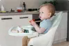 Detská jedálenská stolička Milo so stolíkom zelená Náhľad obrázku produktu 12