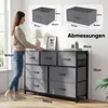HOKEEPER Kommode, Chest of Drawers, 7 Schubladen aus Stoff Produktbild-Vorschau 6