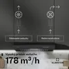 Klarstein SlimVent digestor, 60 cm podskrinkový digestor, Náhľad obrázku produktu 4