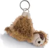 A plush sloth keychain is shown against a white background. Produktbild-Vorschau