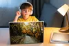 MuchoWow® Laptop Aufkleber Sticker Cover Blätter - Herbst - Produktbild-Vorschau 3
