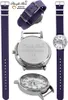Armbanduhr Mädchen Pferd violett Kinderuhr wasserdicht Produktbild-Vorschau 4