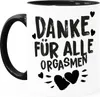 Kaffee-Tasse Danke für alle Orgasmen Geschenk Liebe lustig Produktbild-Vorschau 2