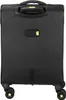 The back of a black rolling suitcase. Produktbild-Vorschau