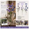 Kunstblumen Kornblume am Stiel 55cm blau Produktbild-Vorschau 10