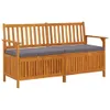 vidaXL Truhenbank mit Kissen 148 cm Massivholz Akazie -  Produktbild-Vorschau 10