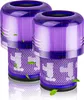 Two vacuum cleaner filters are displayed together on a white background. Produktbild-Vorschau