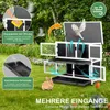 FCH XXL Hasenstall 2 Etagen, Kleintierstall mit Produktbild-Vorschau 3