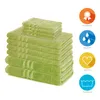 Lavea® 10-teiliges Handtuch Set Elena, 100% Baumwolle - 4x Produktbild-Vorschau 2